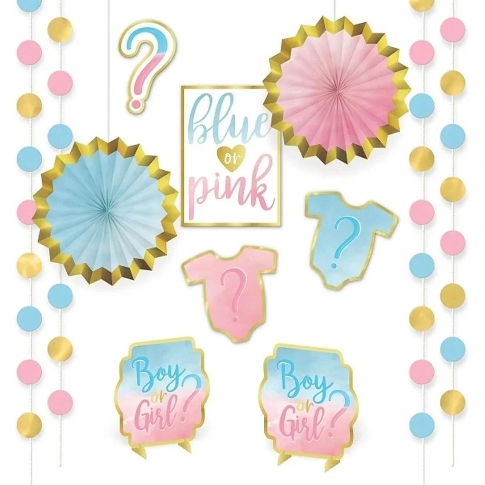 The Big Reveal Room Decorating Kit – Multicolor Party Decor Set for Baby & Gende